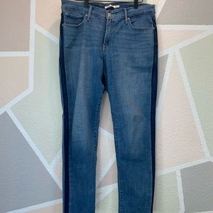 Levi’s Women’s 311 Shaping Skinny Jeans Two Tone Raw Hem - Size 16W